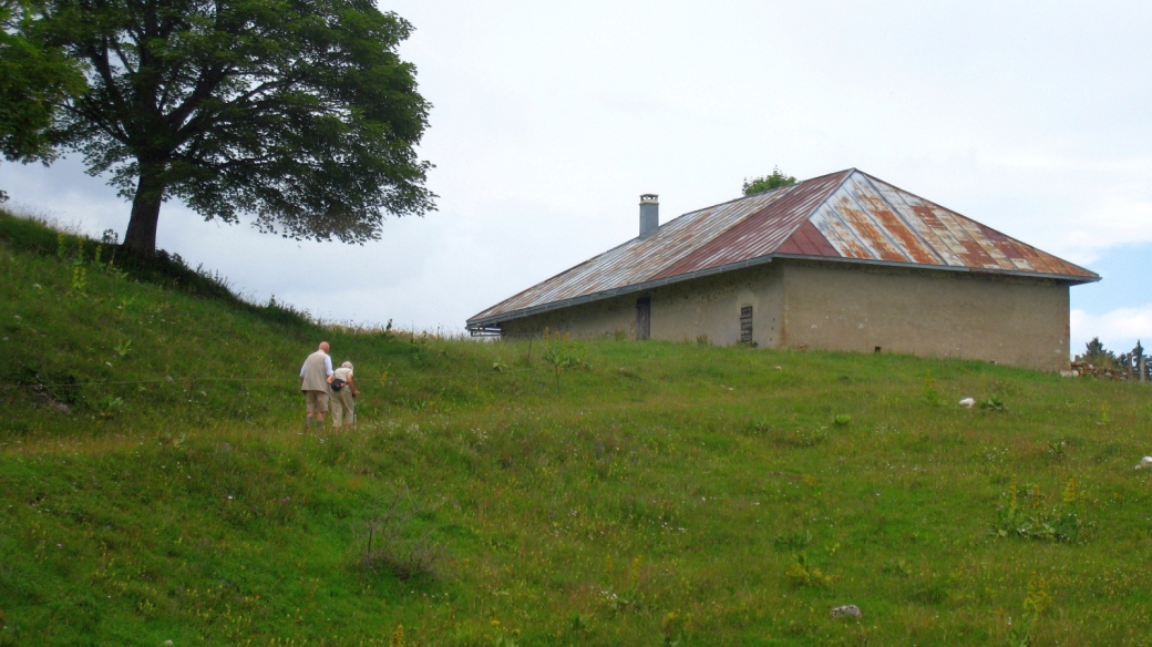 Le chalet du Planet, sur les hauteurs de Bassins, Vaud.