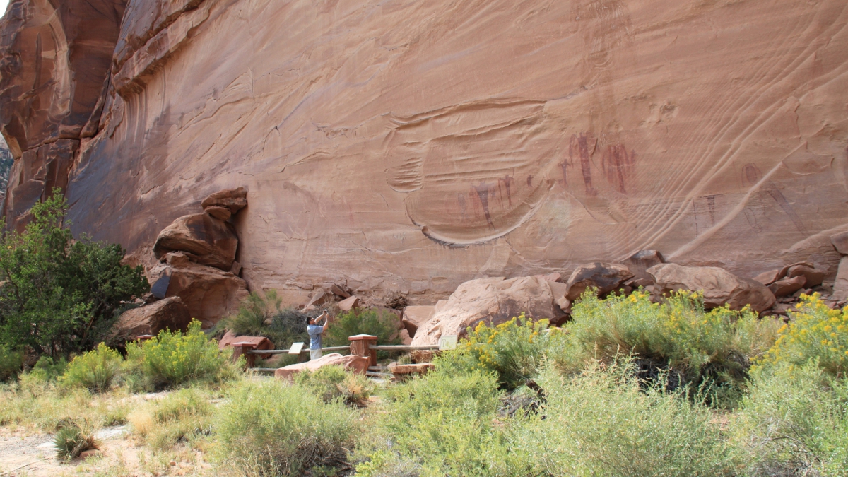Buckhorn Wash Pictograph Panel – Utah