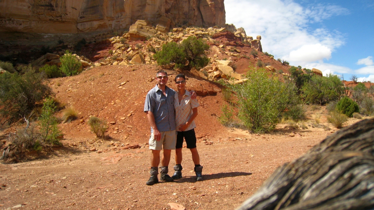 A l&rsquo;entrée de Little Wild Horse Canyon – Utah