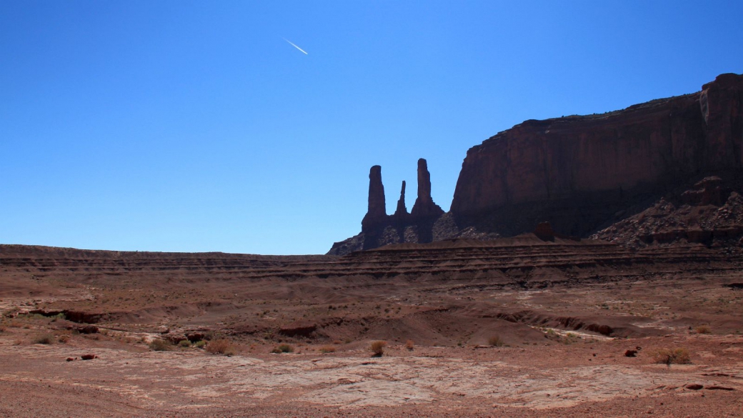 Les Three Sisters de Monument Valley.