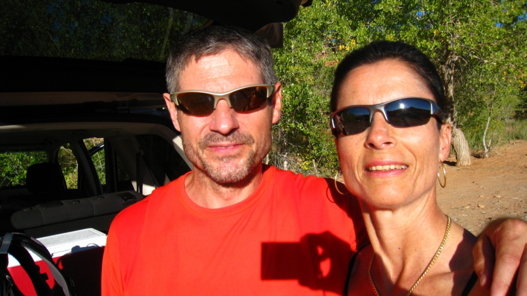 Stefano et Marie-Catherine - Arch Canyon - Cedar Mesa - Utah