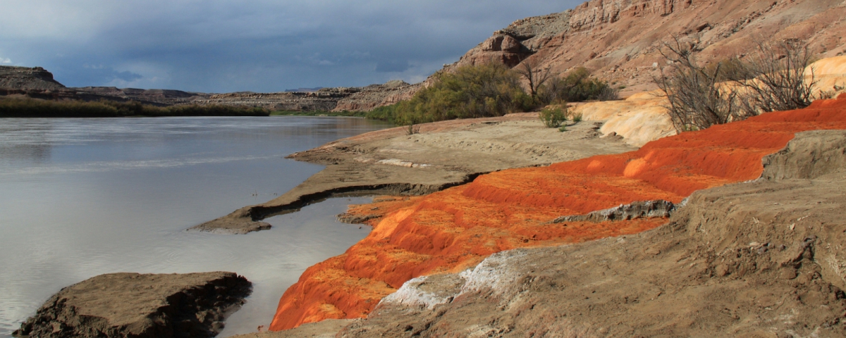 Crystal Geyser, près de Green River, dans l'Utah.