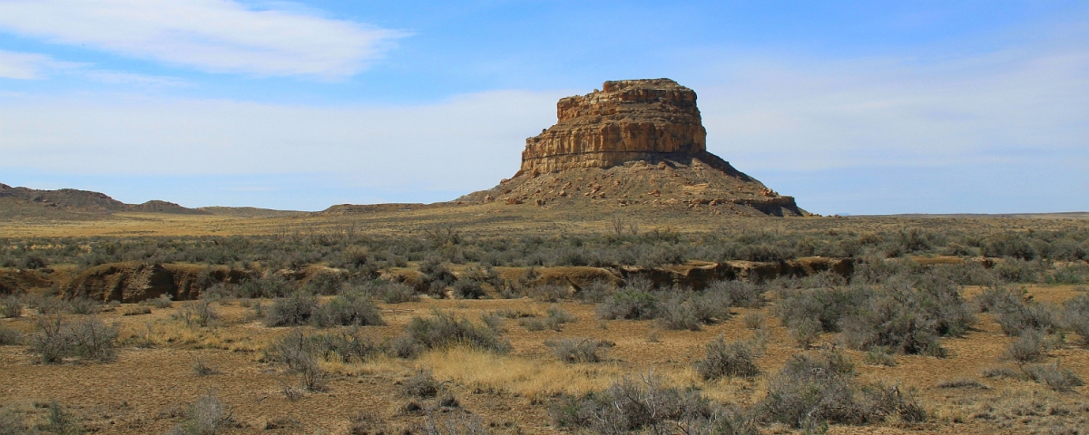 Fajada Butte à Chaco Culture NHP, au Nouveau-Mexique.