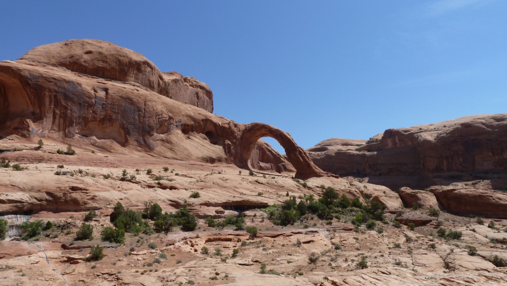 Corona Arch, à proximité de Moab, dans l'Utah