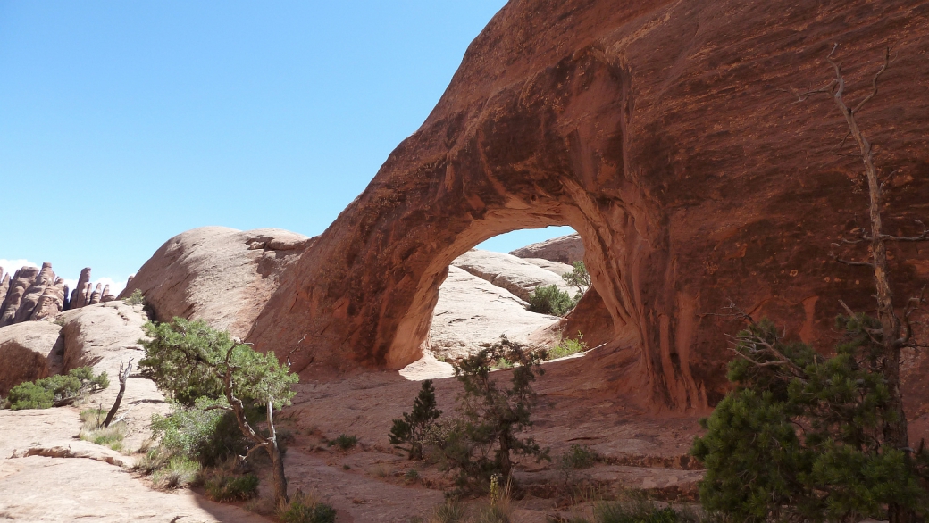 Private Arch, à Devil's Garden. Arches National Park, Utah.