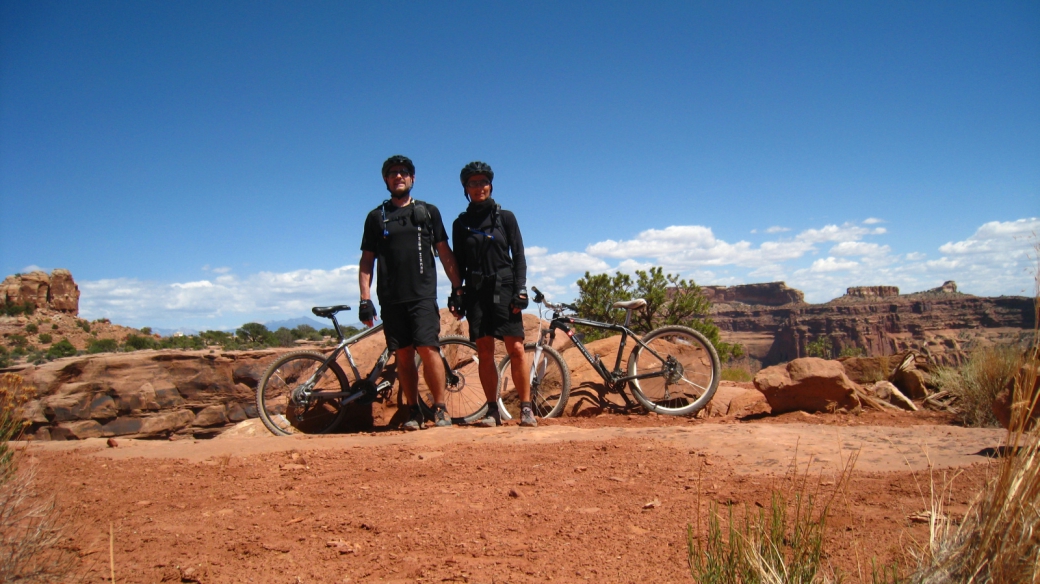 Stefano et Marie-Catherine - Shafer Trail - Moab