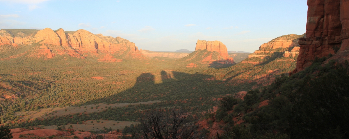 Vue depuis Cathedral Rock, à Sedona.