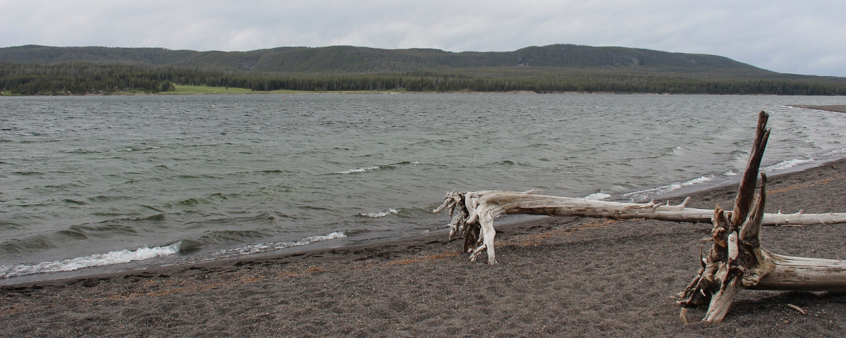 Vue sur le lac de Yellowstone, à Yellowstone National Park.