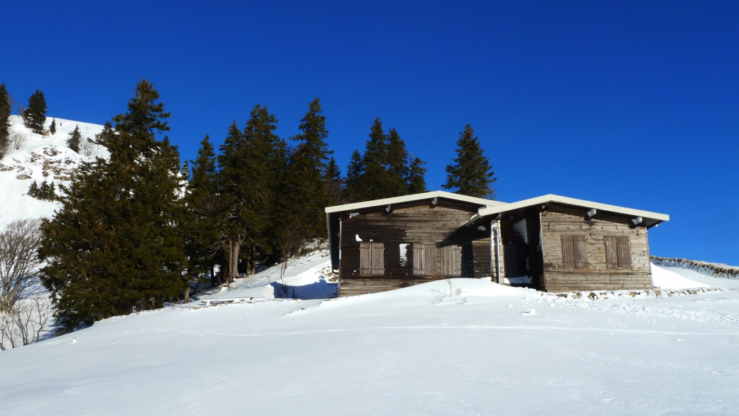 Le Chalet des Apprentis, pas loin de La Dôle. Près de Saint-Cergue, Vaud.