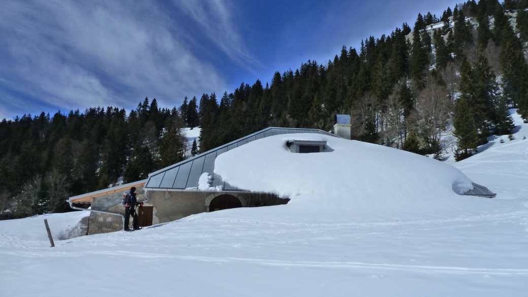 Chalet d'alpage de la Baudichonne, propriété de la commune de La Rippe.