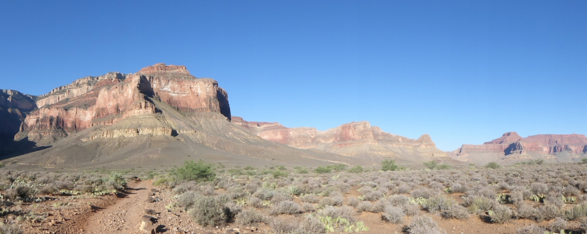 A quelques centaines de mètres de Plateau Point, au Grand Canyon National Park, Arizona.