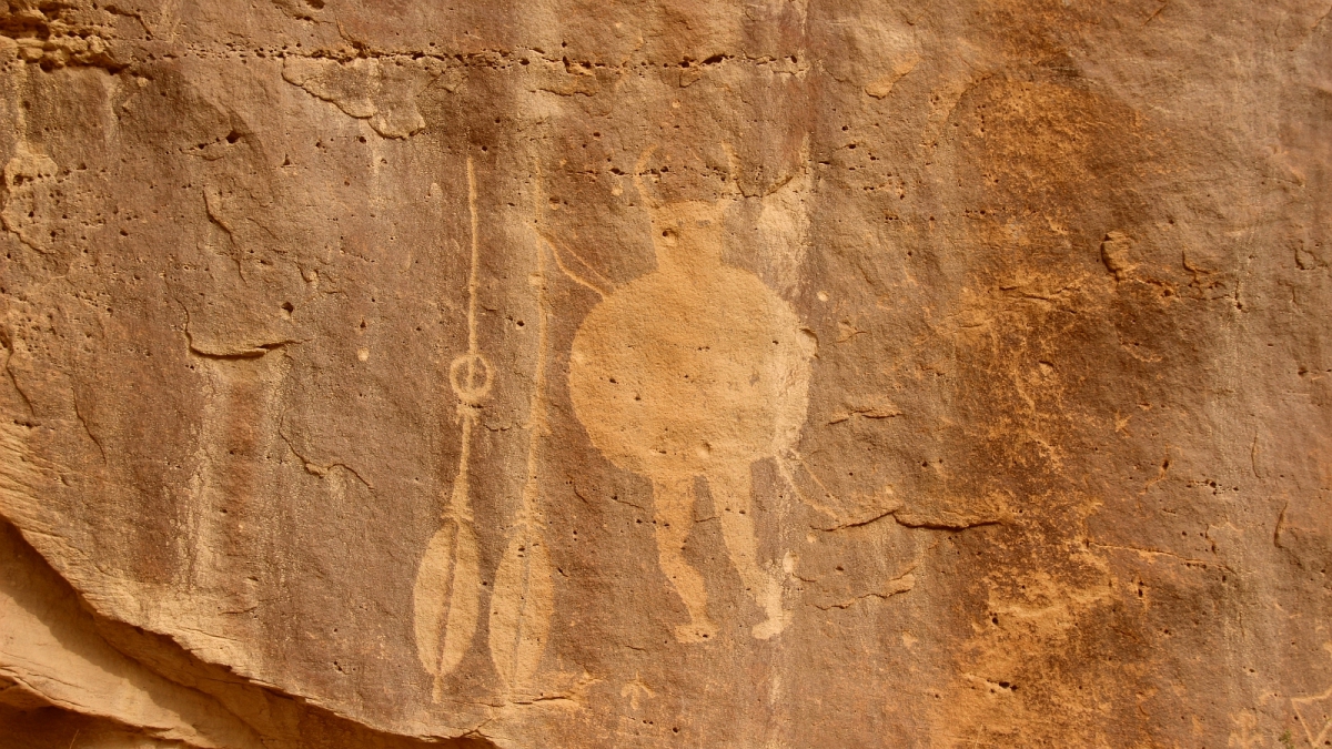 Big Warrior Panel – Crow Canyon – Nouveau Mexique