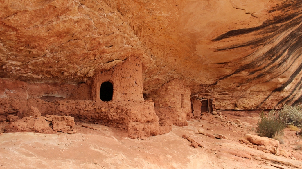 Bigfoot Ruins, Natural Bridges National Monument, Utah.