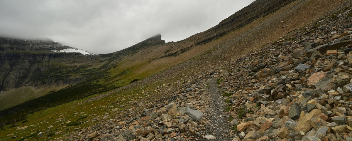 Piegan Pass, à Glacier National Park, dans le Montana.