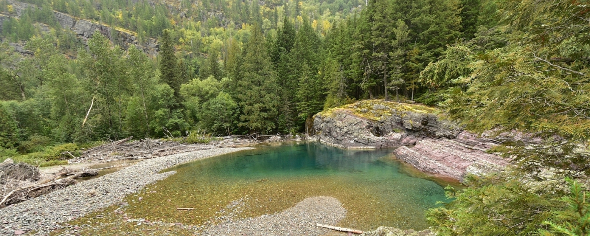 McDonald Creek, à Glacier National Park, dans le Montana.