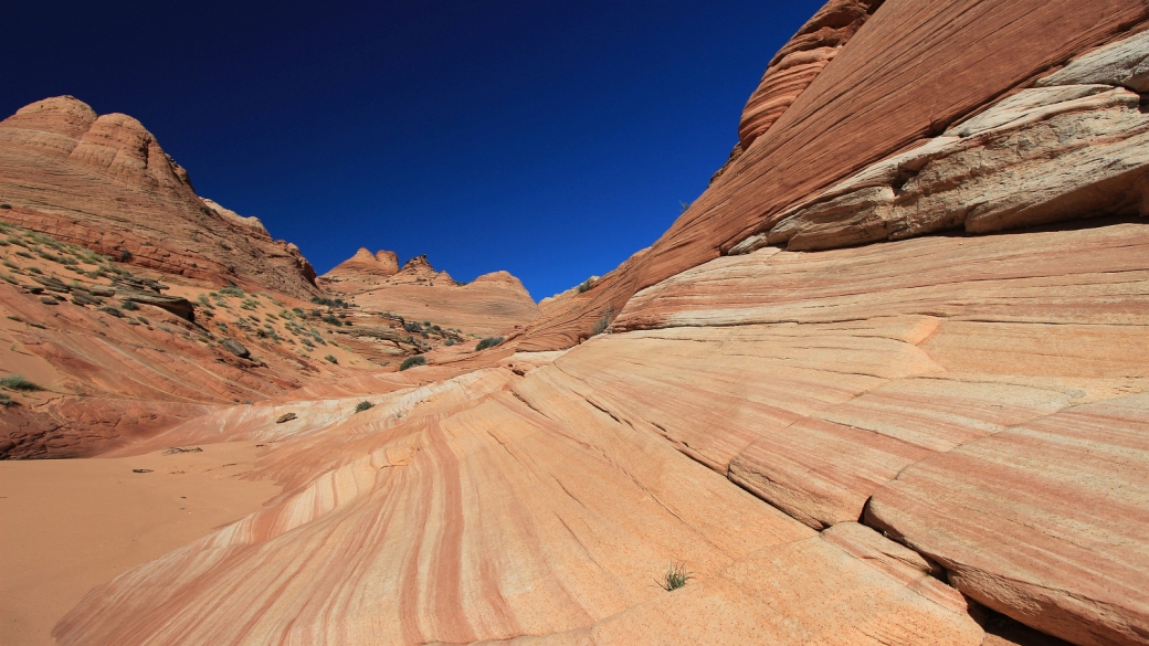 Quelques part à Edmaier's Secret, dans le Paria Canyon-Vermilion Cliffs Wilderness.