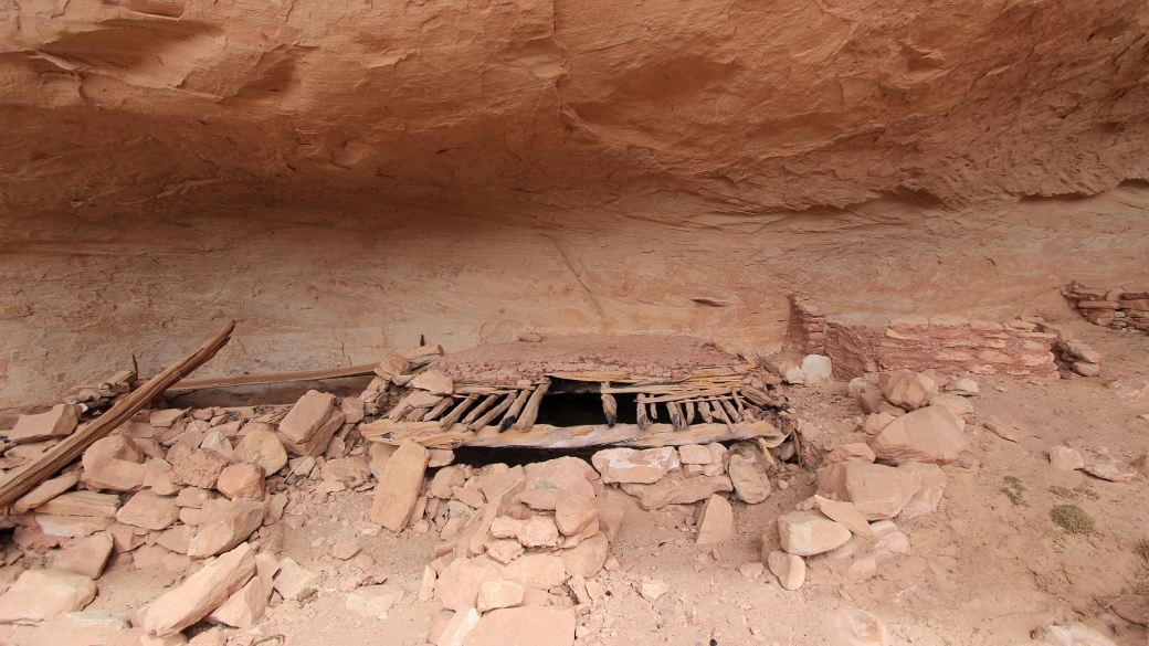 Kiva dans White Canyon, à Natural Bridges National Monument, dans l'Utah.