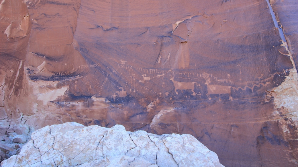 Procession Panel, dans la Cedar Mesa, Utah.