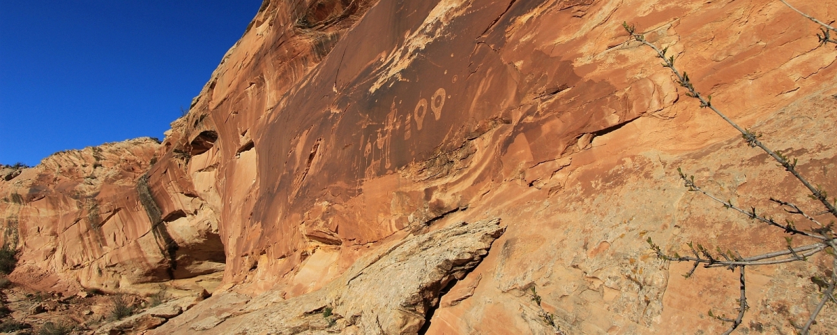 Wolman Panel, sur le Comb Ridge. Près de Blanding, Utah.