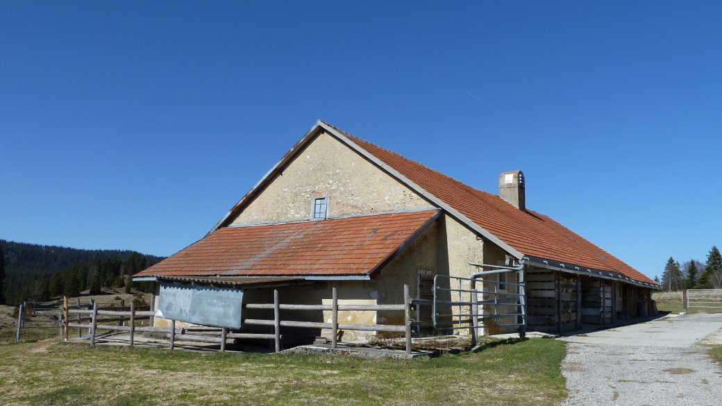 Le chalet du Mondion, sur la commune de Bassins, Vaud.