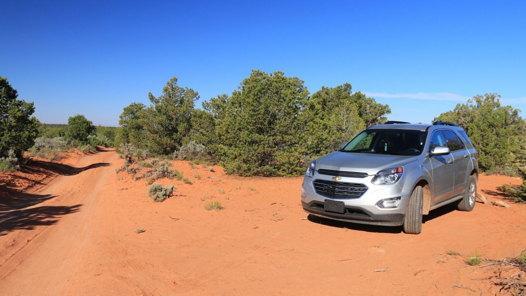 First Fork of Slickhorn Canyon Trailhead. Cedar Mesa, près de Blanding, Utah