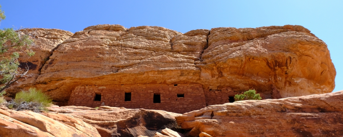 Site de ruines The Citadel, près de Blanding, dans l'Utah.