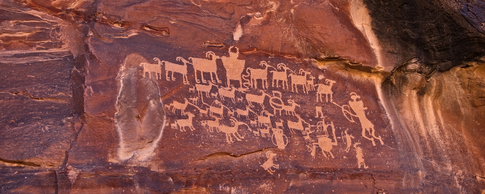 Le Great Hunt Panel, à Nine Mile Canyon, dans l&rsquo;Utah.