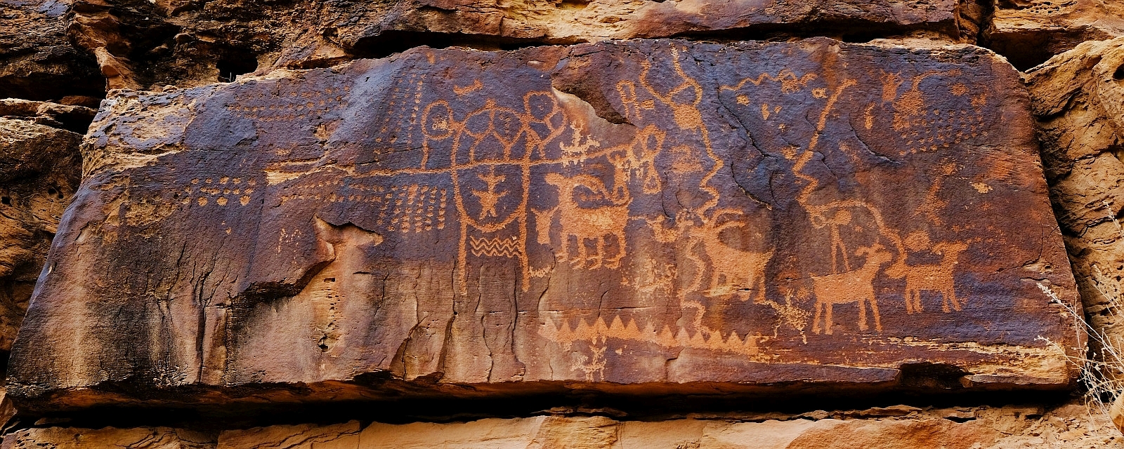 Panneau à Daddy Canyon Complex, près de Price, dans l&rsquo;Utah.