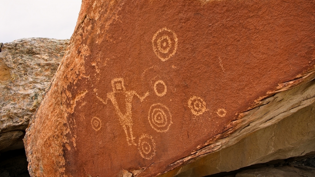 The Juggler, un joli panneau qui se trouve aux pieds du Molen Reef, dans l'Utah.