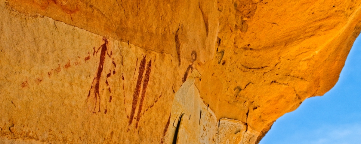 Ascending Sheep Panel, situé sur le Molen Reef, dans l'Utah.