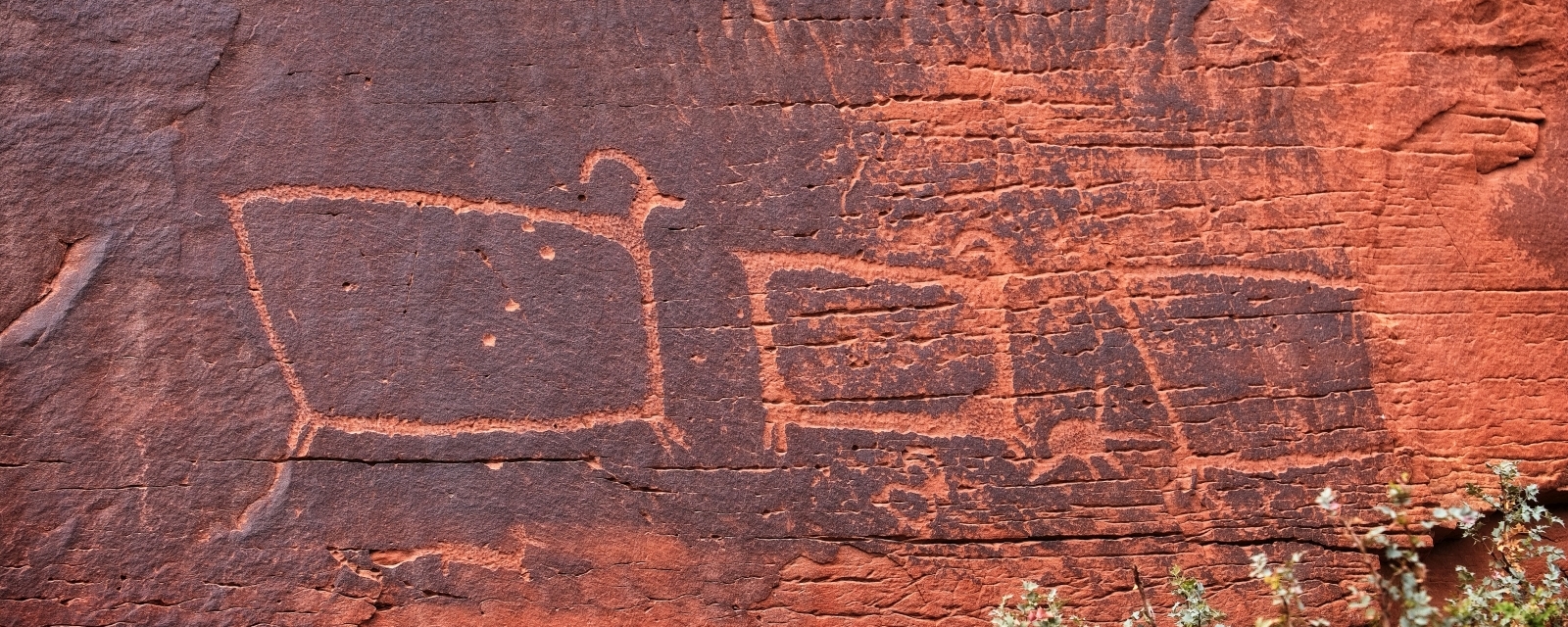 TV Sheep panel, près de Intestine Man Panel, sur la SR 313, en direction de Canyonlands.