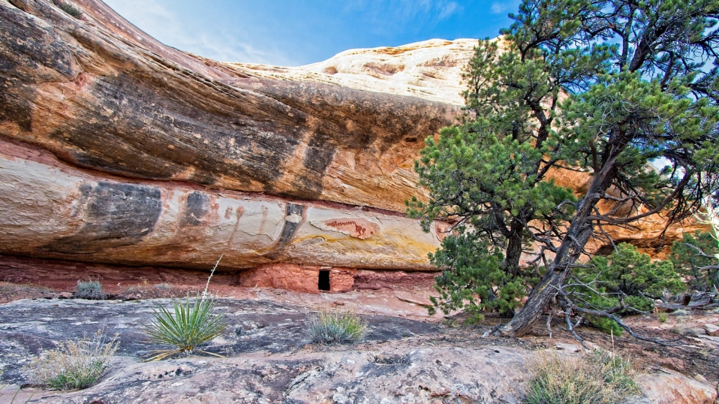 Voici Remnant Ruin, à Natural Bridges National Monument, dans l'Utah.