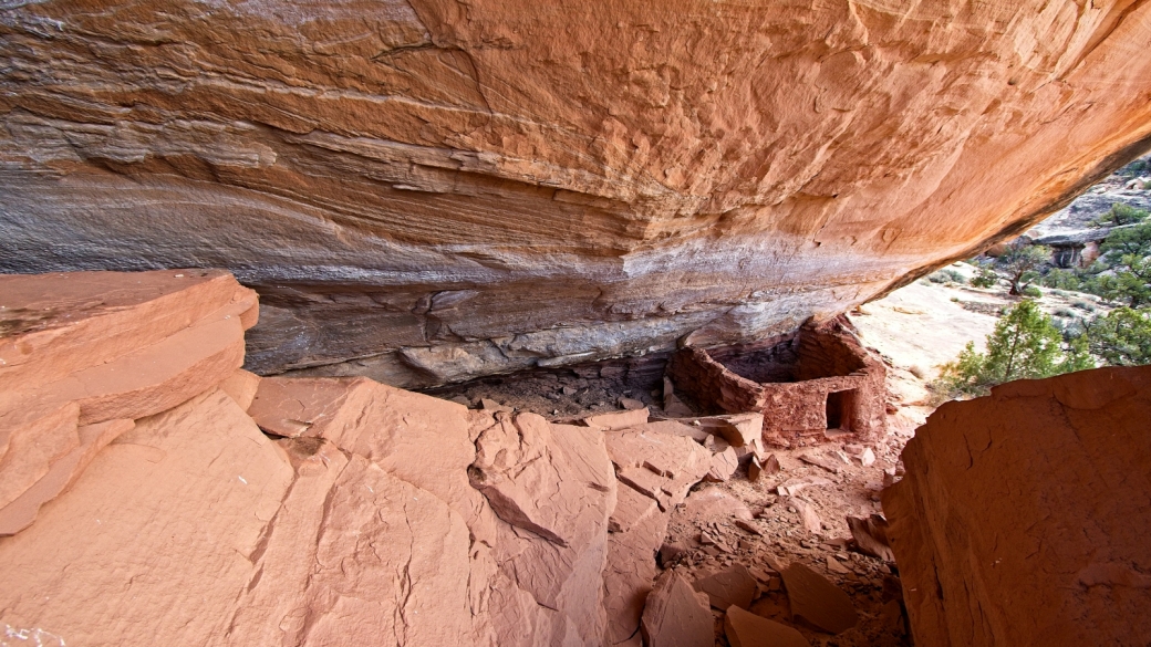 The Unknown Ruin, c'est ainsi que nous l'avons appelée. À Natural Bridges National Monument.