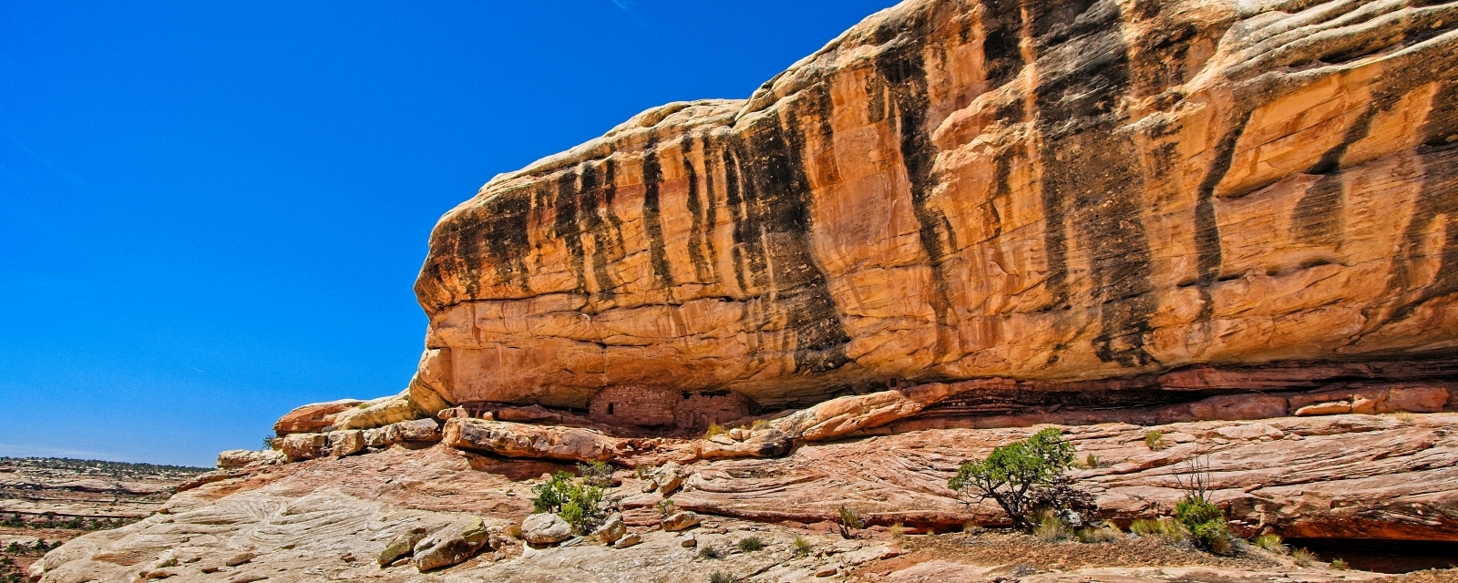 Quelques greniers nichés dans le West Fork of Johns Canyon.