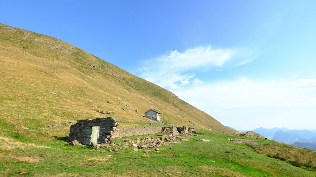 Alpe Davrosio, près de Caval Drossa, au Tessin.