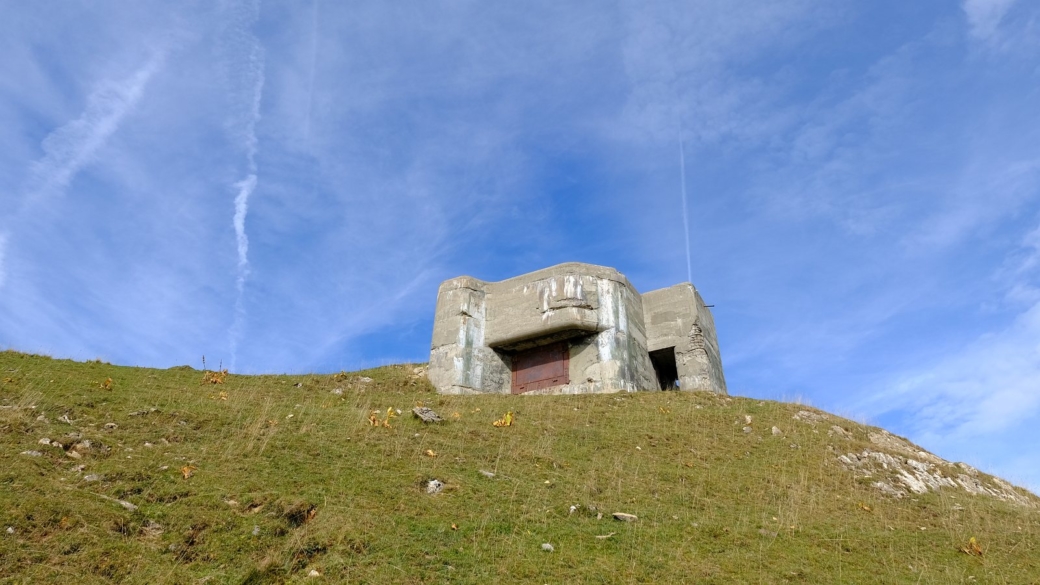 Fortifications de la 2ème guerre mondiale près du Chalet de Grange-Neuve Baulmes, Vaud.