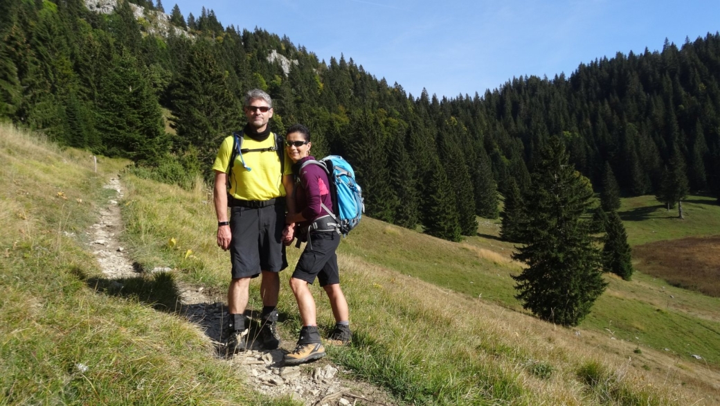 En sortant du Creux du Croue - Vaud - Suisse