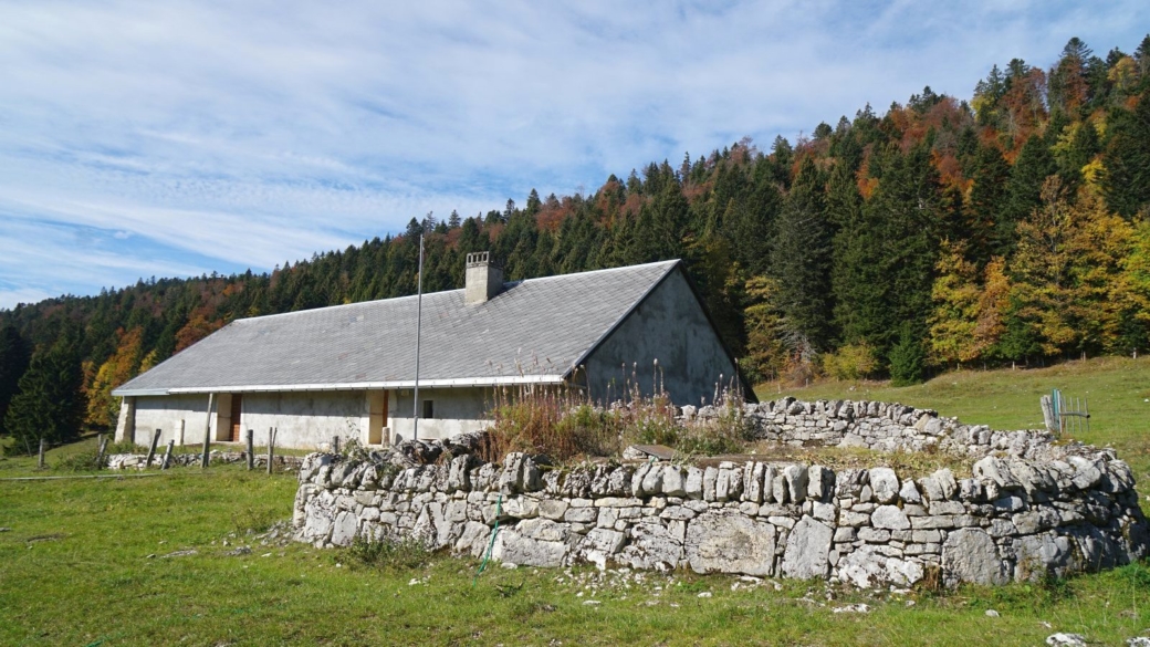 Chalet d'alpage des Frasses, sur les hauteurs de Longirod, Vaud.