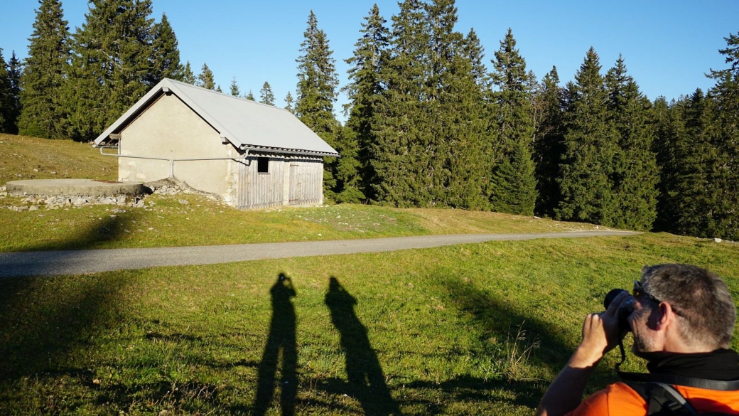 L'abri du Pré aux Biches, sur les hauteurs de la commune de Bière, Vaud.