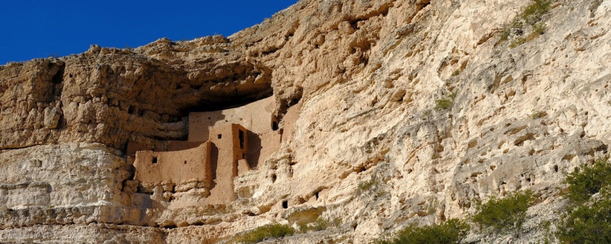 Montezuma Castle National Monument, près de Sedona, dans l'Arizona.