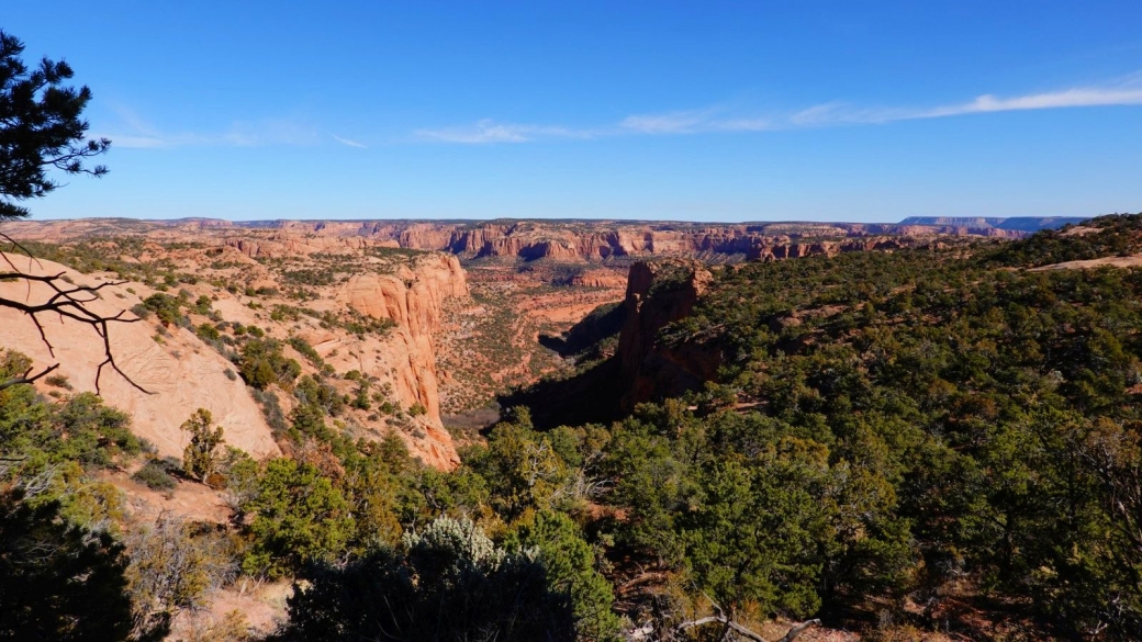 Emptiness... Vue sur les canyon du Navajo National Monument.