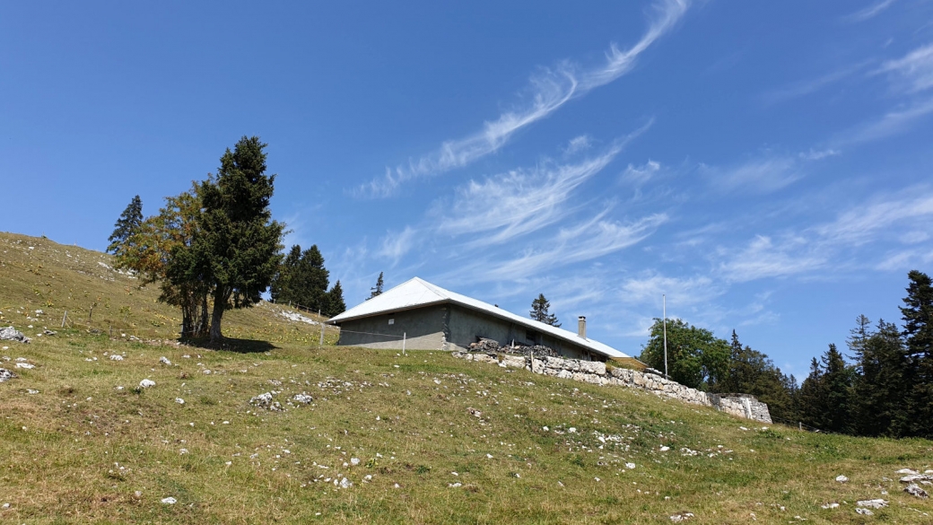 Le joli chalet d'alpage de la Correntine.