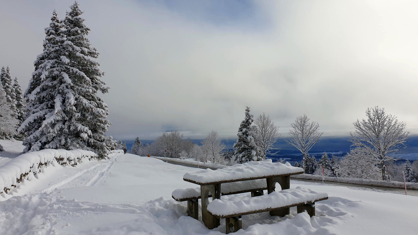 Parking du point de vue – Gimel – Vaud – Suisse