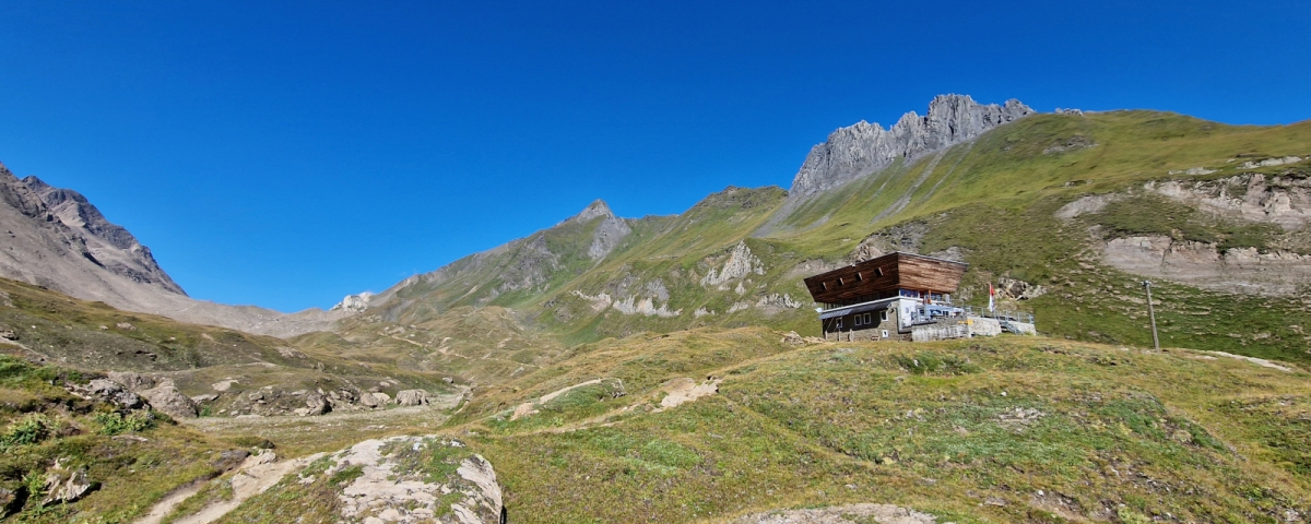 Retour à la cabane Corno Gries